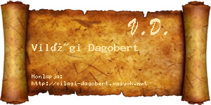 Világi Dagobert névjegykártya